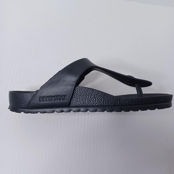 Birkenstock Sandals Womens 8 Black Gizeh EVA Thong Made in Germany Beachy Resort - Picture 10 of 12
